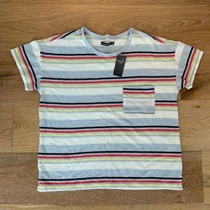 multicolor striped shirt